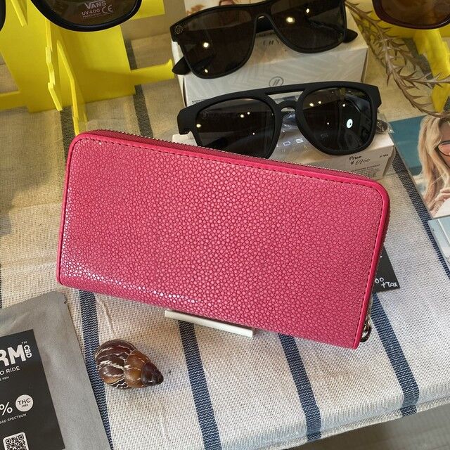 ★値下げ継続中★【新品・高級品】ガルーシャ　長財布　ポリッシュ　ピンク ガルーシャ ラウンドファスナー ウォレット ポリッシュ ピンク