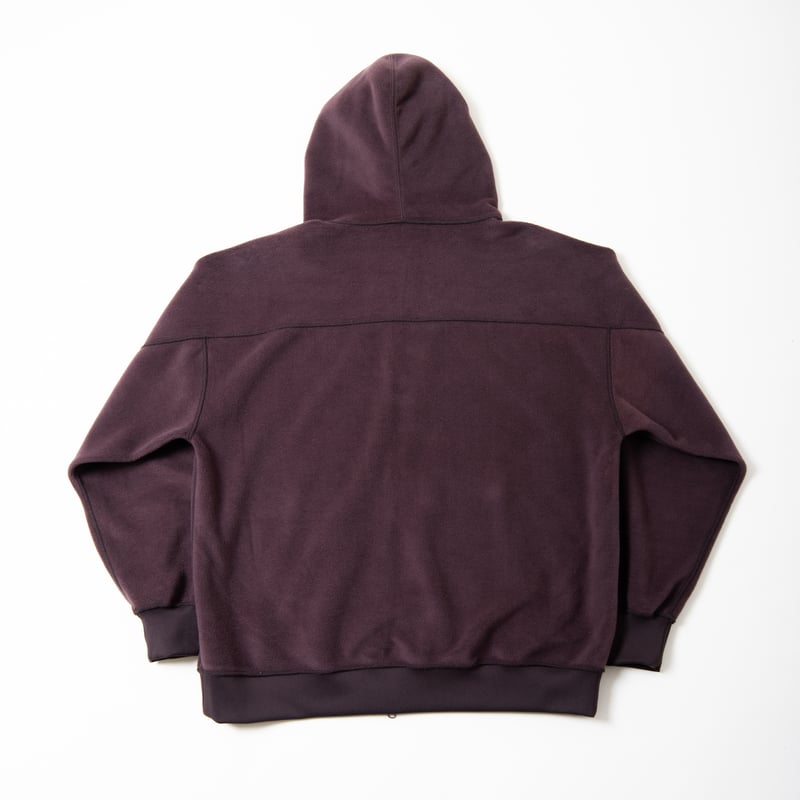 REVERSIBLE SWEAT ZIP HOODIE (D.BROWN) | sakuand