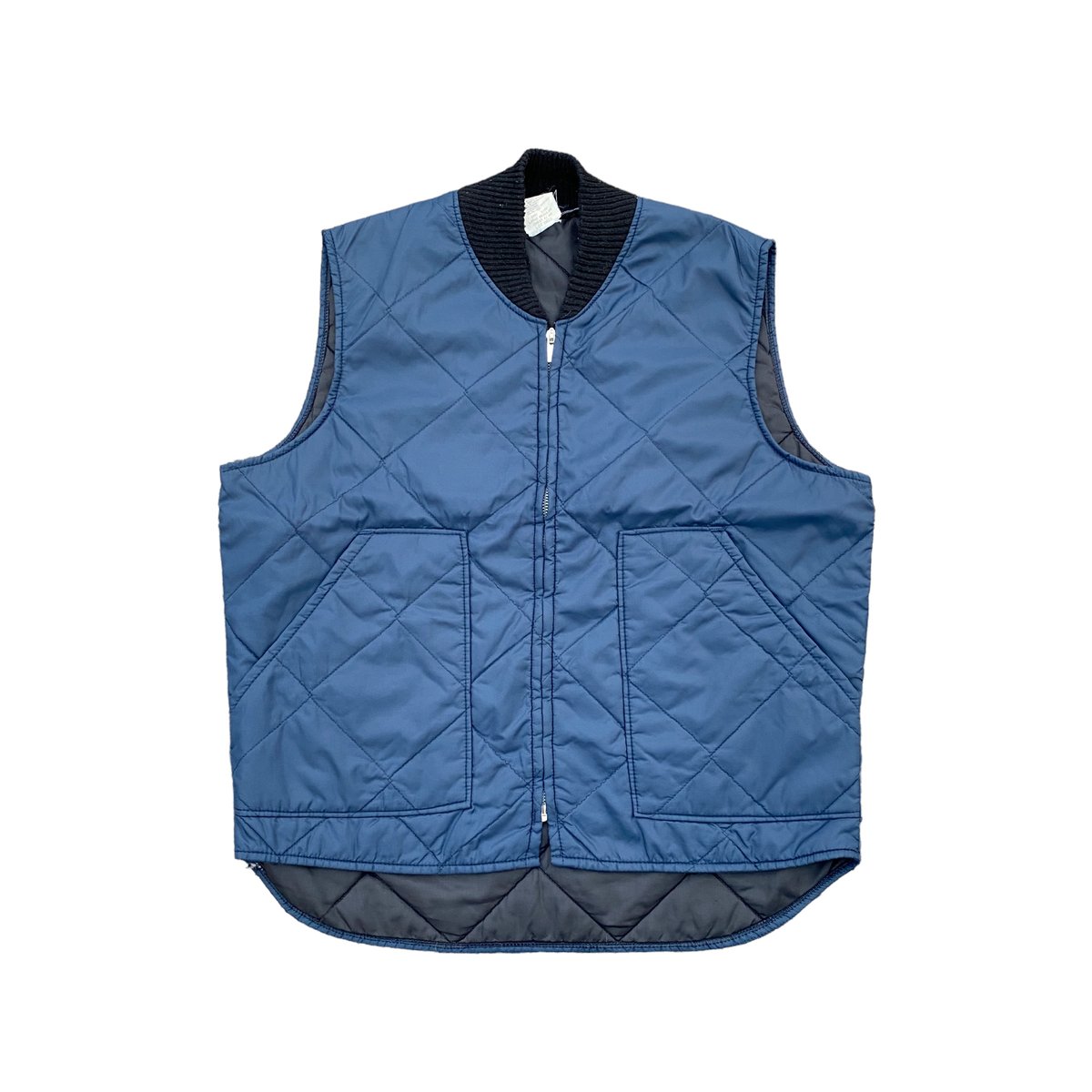 80s Quilting Work Zip Vest