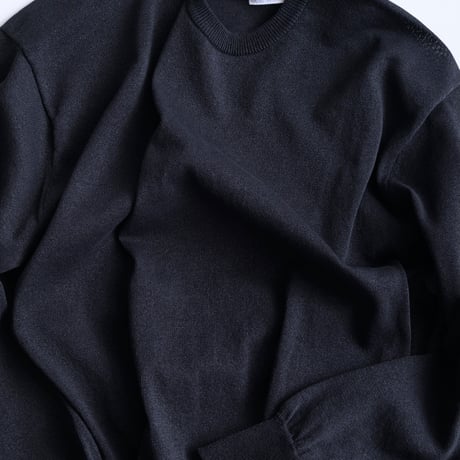 Sheer Washi Crew Neck Knit "Dennis"