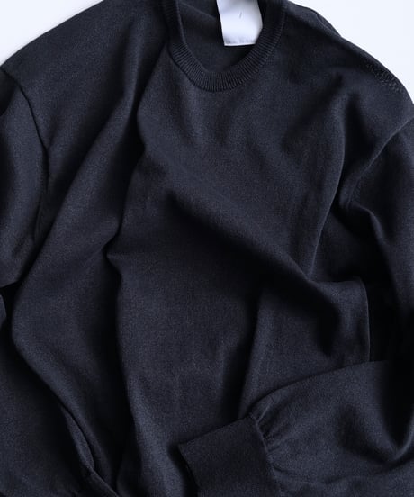 Sheer Washi Crew Neck Knit "Dennis"