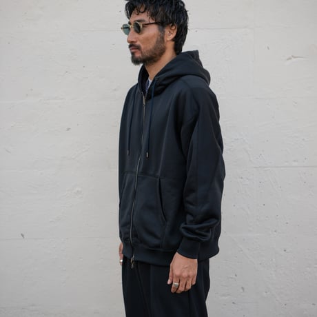 REVERSIBLE SWEAT ZIP HOODIE (D.NAVY)