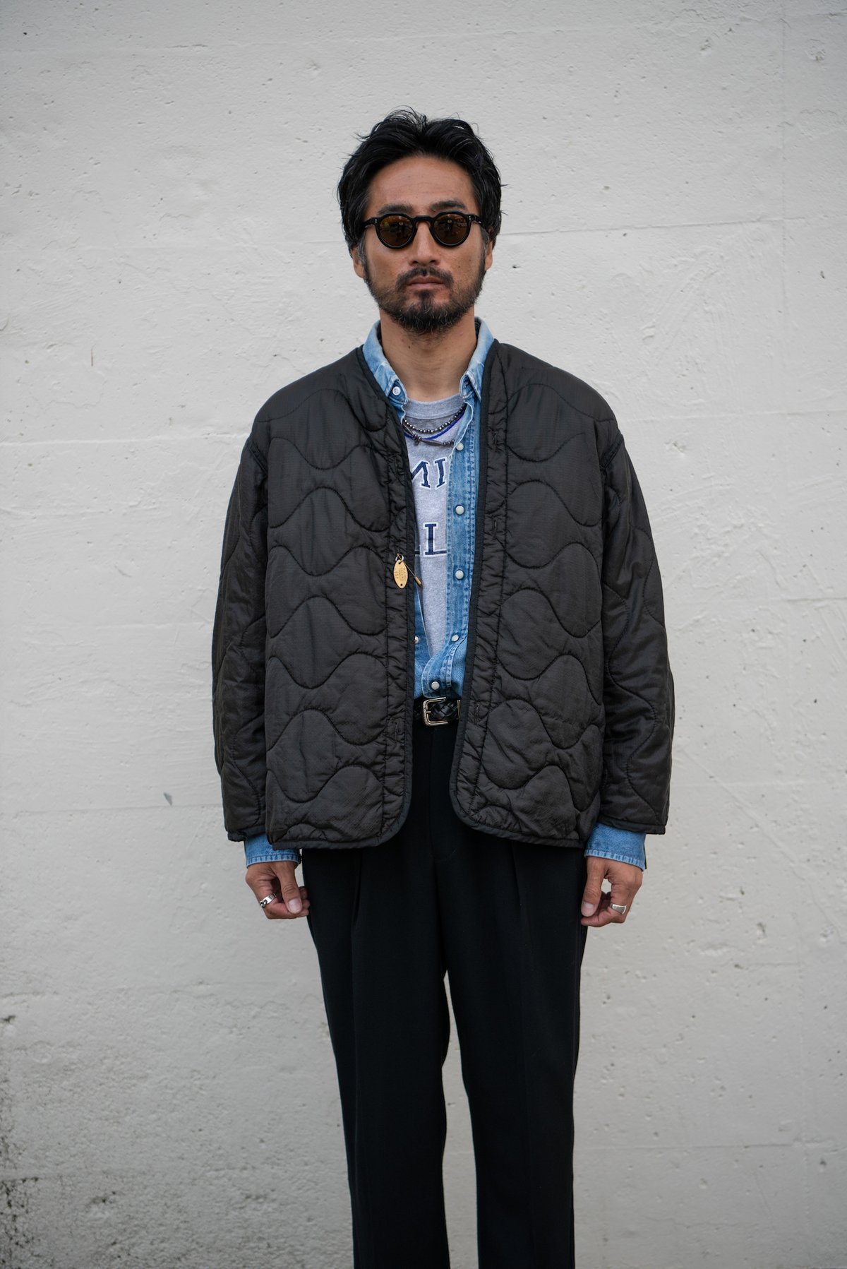 US Army M-65 Liner Black Dyed