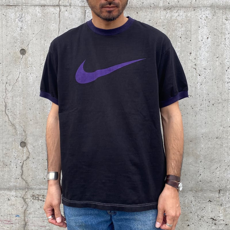 90s NIKE Swoosh Over dyed Tee sakuandsassy s
