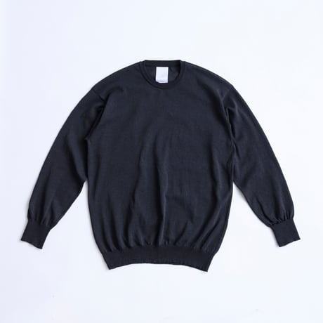 Sheer Washi Crew Neck Knit "Dennis"