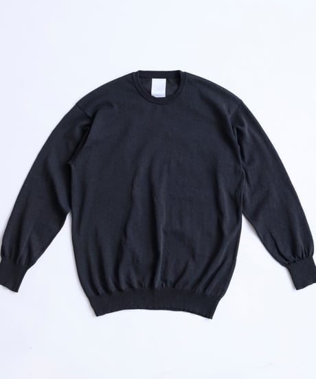 Sheer Washi Crew Neck Knit "Dennis"