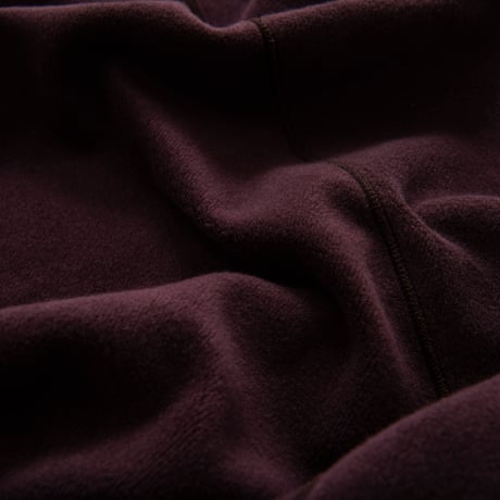 REVERSIBLE SWEAT ZIP HOODIE (D.BROWN)