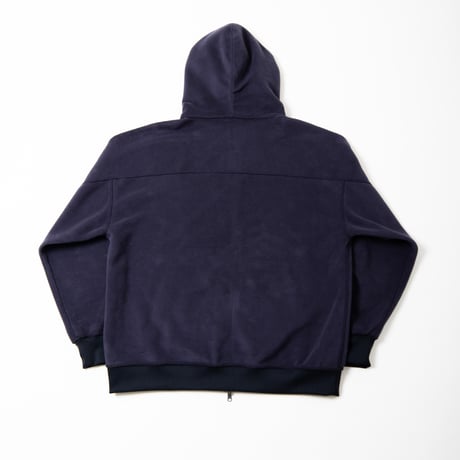 REVERSIBLE SWEAT ZIP HOODIE (D.NAVY)