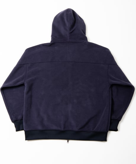 REVERSIBLE SWEAT ZIP HOODIE (D.NAVY)