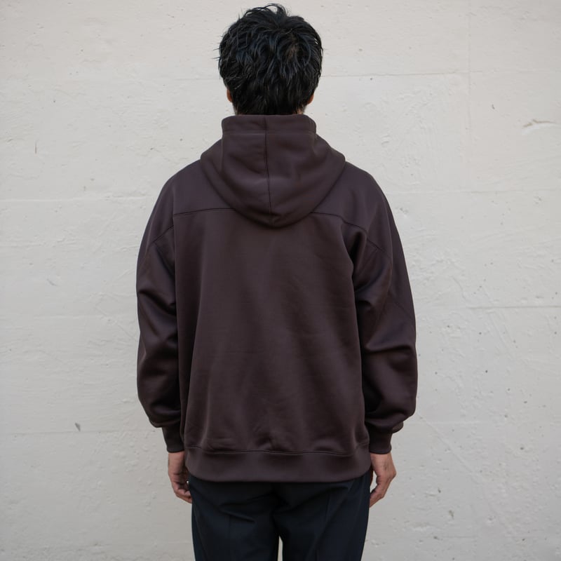 REVERSIBLE SWEAT ZIP HOODIE (D.BROWN) | sakuand
