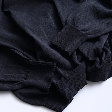 Sheer Washi Crew Neck Knit "Dennis"