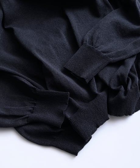 Sheer Washi Crew Neck Knit "Dennis"