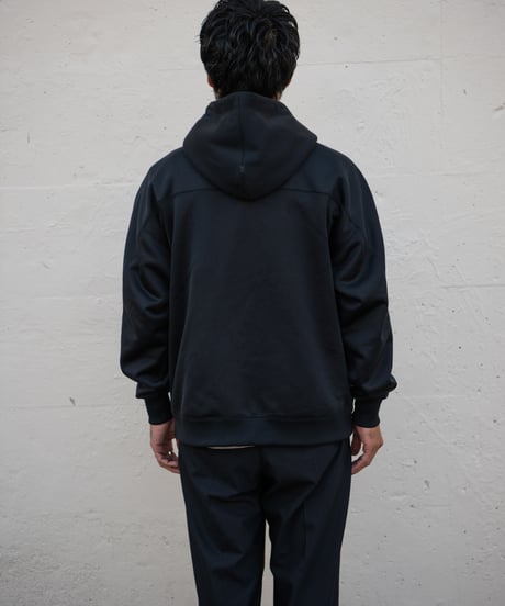 REVERSIBLE SWEAT ZIP HOODIE (D.NAVY)