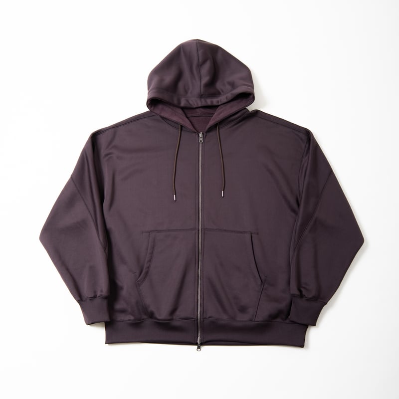 REVERSIBLE SWEAT ZIP HOODIE (D.BROWN) | sakuand