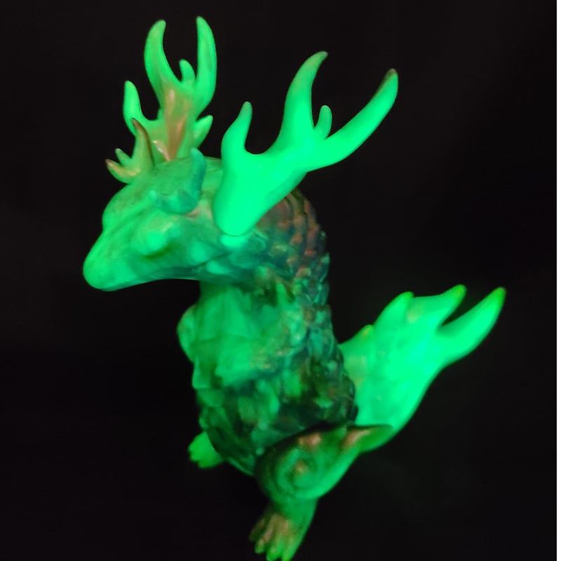 麟核 狂骨　frogtree ソフビ りんかく　蓄光 麟核 狂骨 frogtree ソフビ りんかく 蓄光