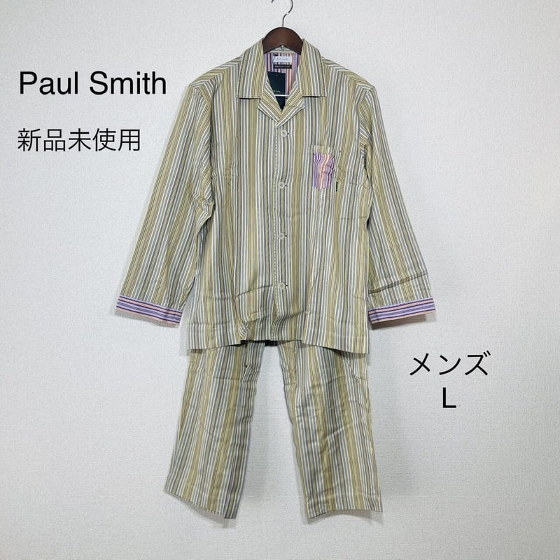 Paul Smith メンズ ルームウェア パジャマ イエロー系 シグネチャー 