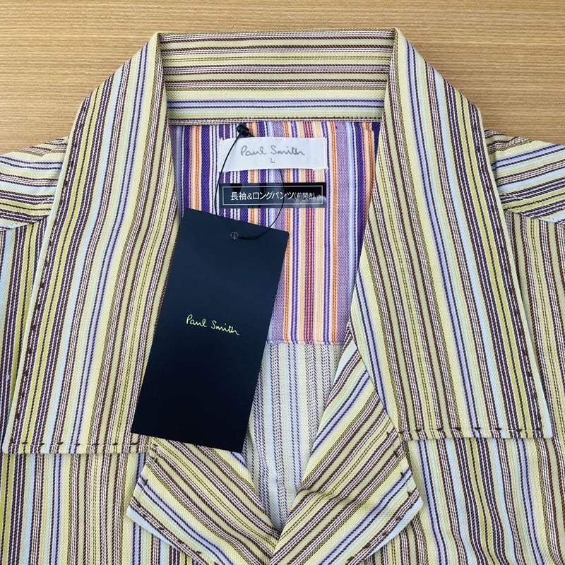 Paul Smith メンズ ルームウェア パジャマ イエロー系 シグネチャー 