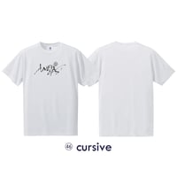 46 cursive  cotton