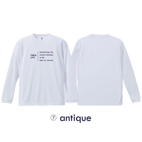 ⑦ antique  long sleeve
