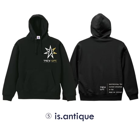 5 is.antique hoodie