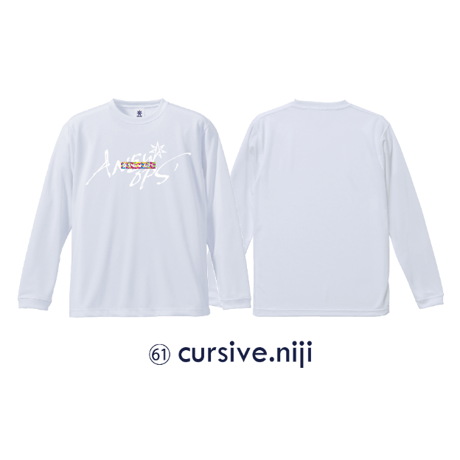 61 cursive.niji long sleeve