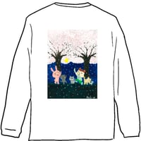 【限定販売！】　猫✖️しあわせうさぎのバッチ付き！　　　　｢遠山のねこさんたち｣　ロングスリーブVer