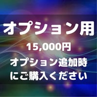 【オプション用】15,000円（オプション追加時にご購入ください）