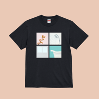 "ぬるいシャワー"半袖Tシャツ
