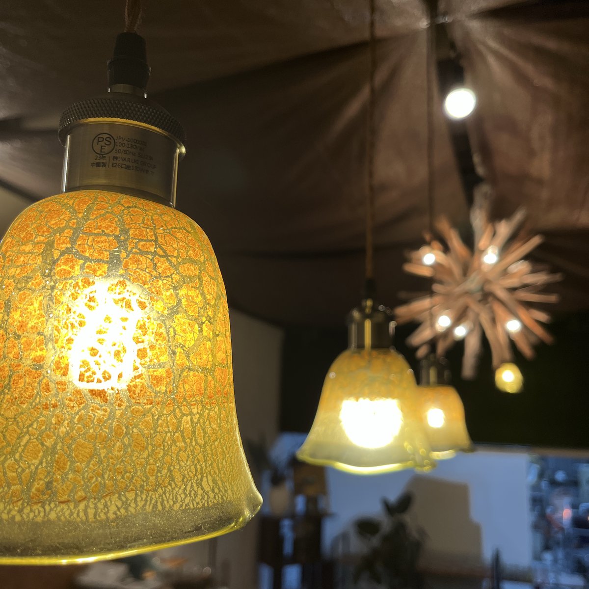 土紋シリーズ】ランプシェード 金具付き | GLASSSEN