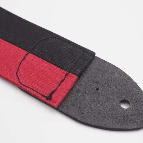 倉敷帆布×栃木レザー　ツートンギターストラップ【カラーオーダー】| Handmade Japanese Guitar Strap