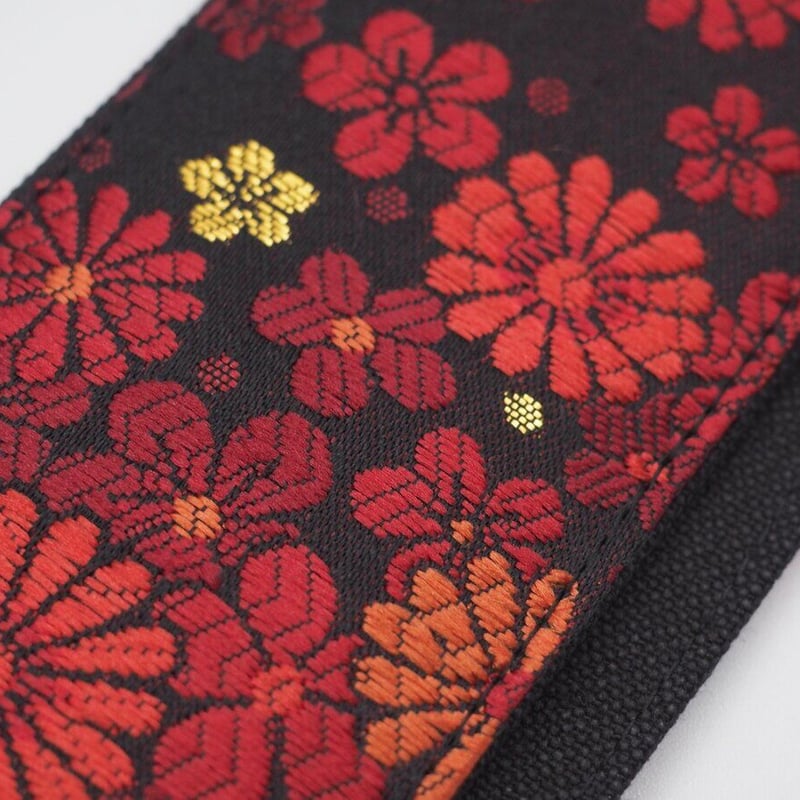 和柄ギターストラップ Kimonoシリーズ #011 着物 和柄ギターストラップ Kimonoシリーズ #011 着物 京都金襴＊和柄