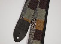 和柄　ギターストラップ　金襴　古典柄 | Handmade Japanese Guitar Strap