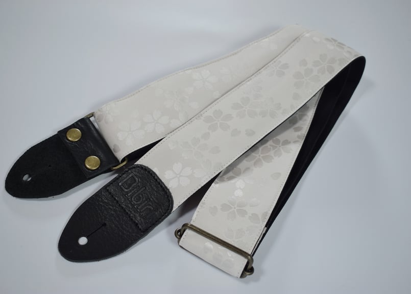 和柄 ギターストラップ 桜 | Handmade Japanese Guitar Strap