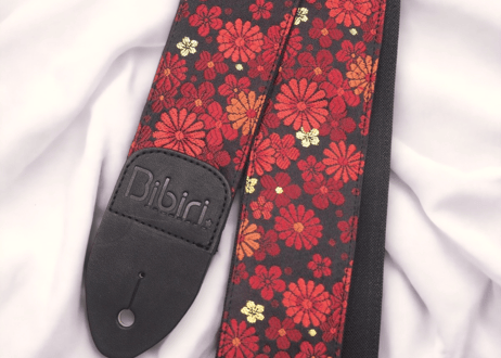 和柄ギターストラップ Kimonoシリーズ #011 着物 tiny products / tiny products 和柄ギターストラップ Kimon