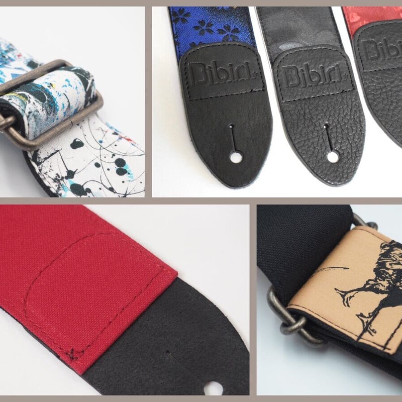 和柄ギターストラップ Kimonoシリーズ #011 着物 tiny products / tiny products 和柄ギターストラップ Kimon