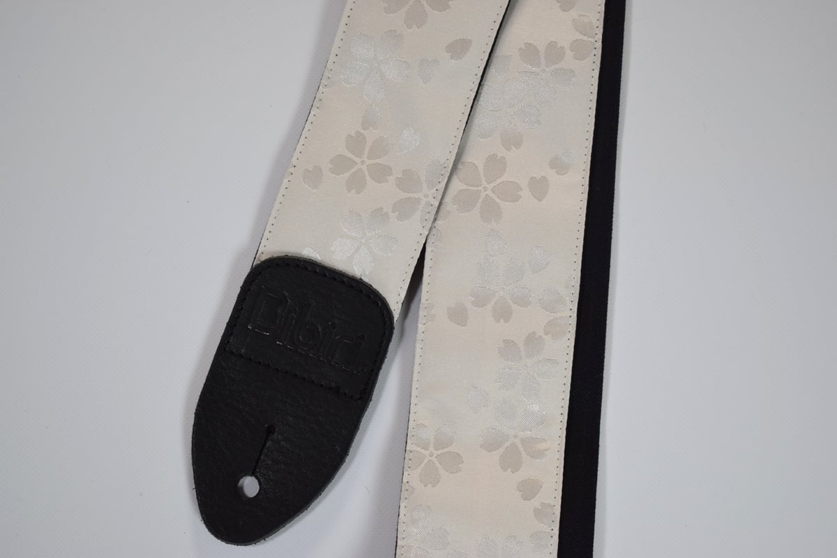 和柄 ギターストラップ 桜 | Handmade Japanese Guitar Strap
