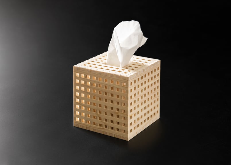 送料込】信州組子 ティッシュケース | 信州組子 オンラインストア