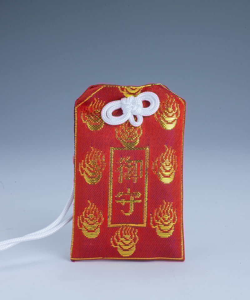 秘妙五段お守り（肌守り）（赤） | とうかさんオンライン授与所