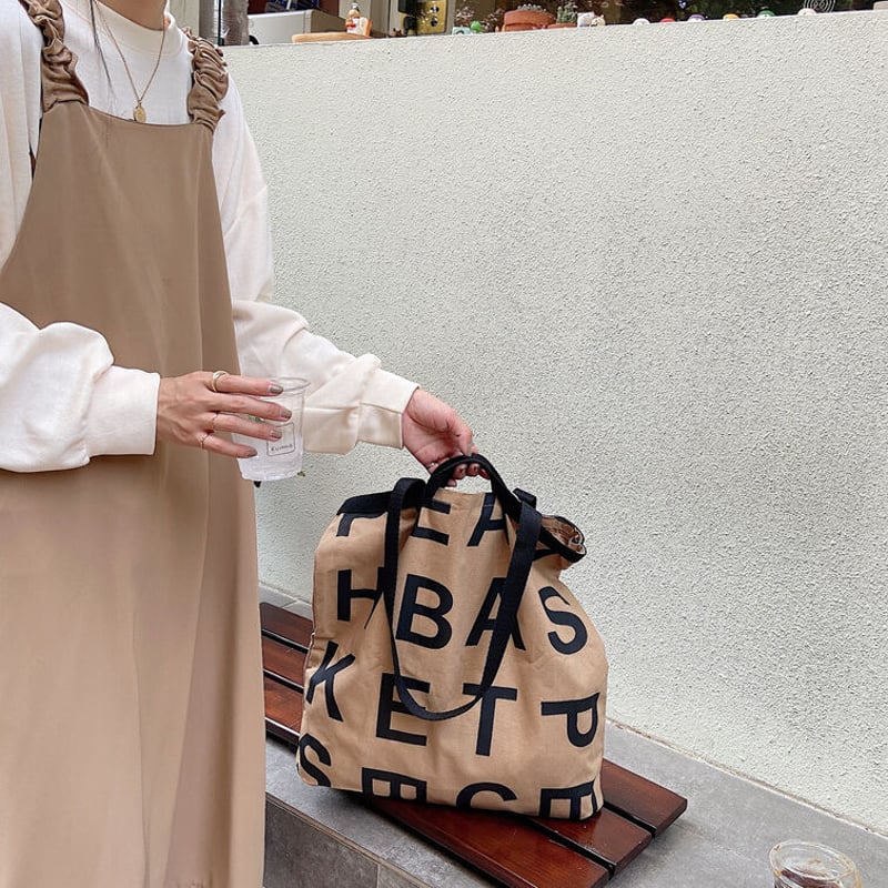 ランダム英字2way大容量バッグ | by sugar 