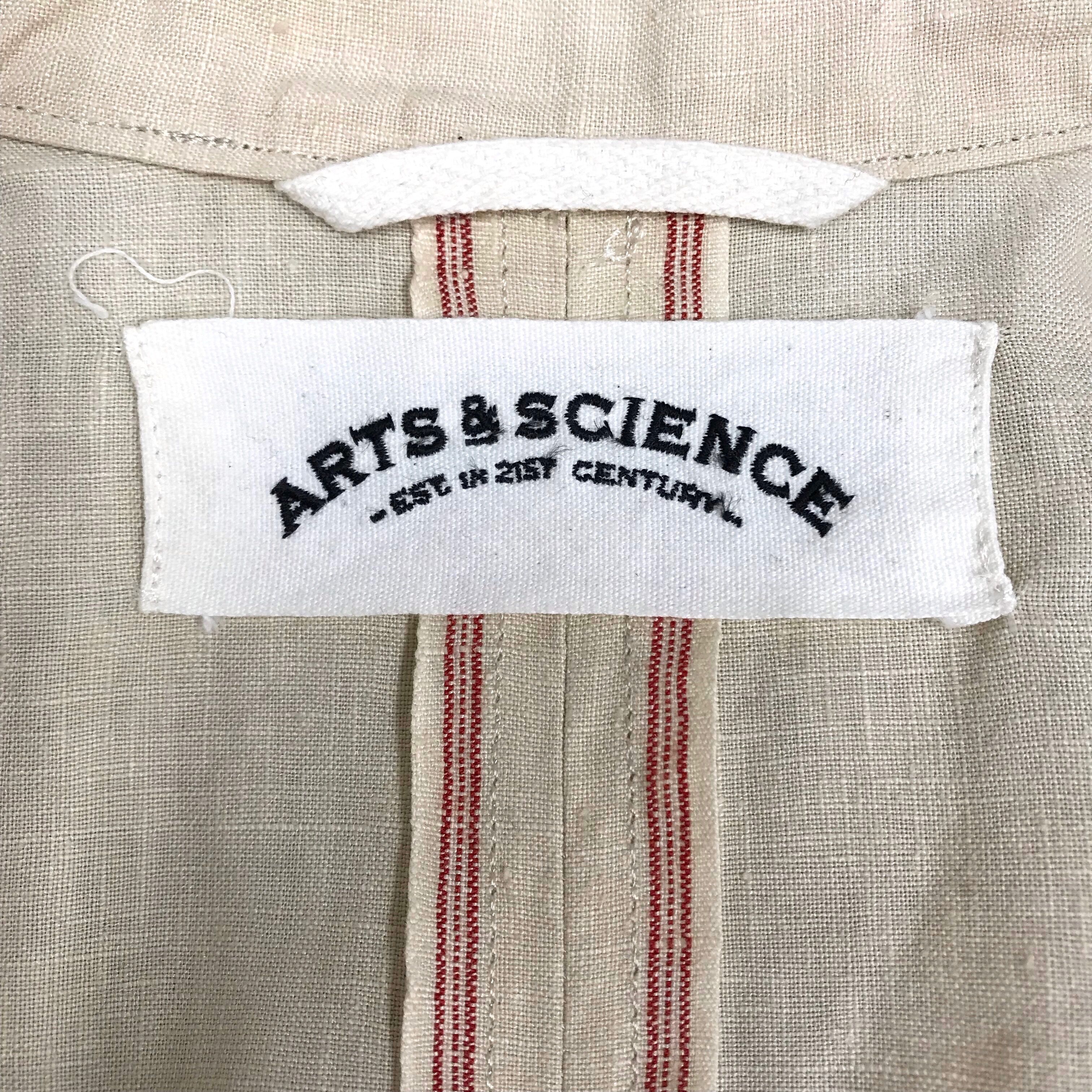 ARTS&SCIENCEの麻ジャケット ARTS & SCIENCE リネン マオカラージャケット | CABOURG