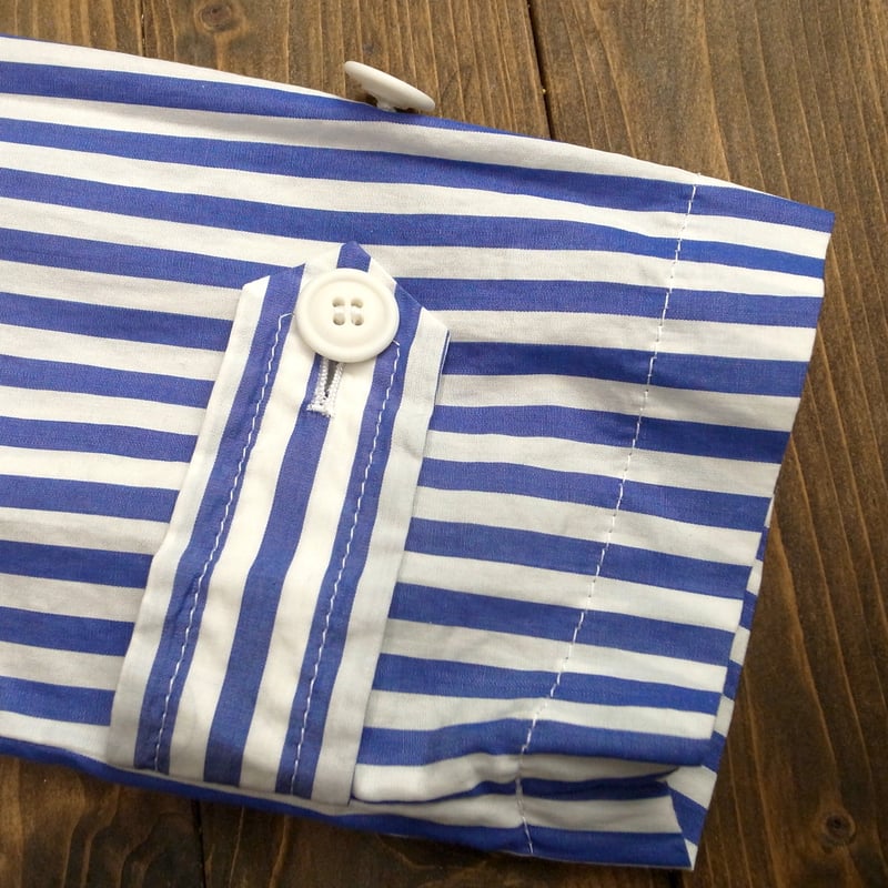 COMME des GARÇONS HOMME PLUS ストライプステンカラーコート | C