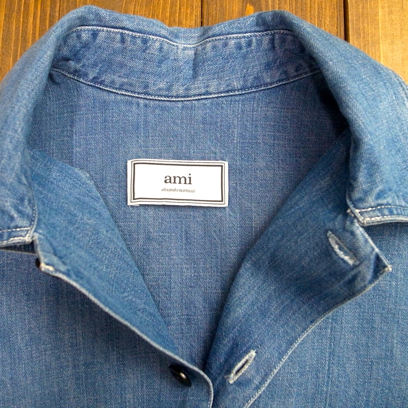 AMI Paris Alexandre Mattiussi デニム半袖シャツ | CABOURG