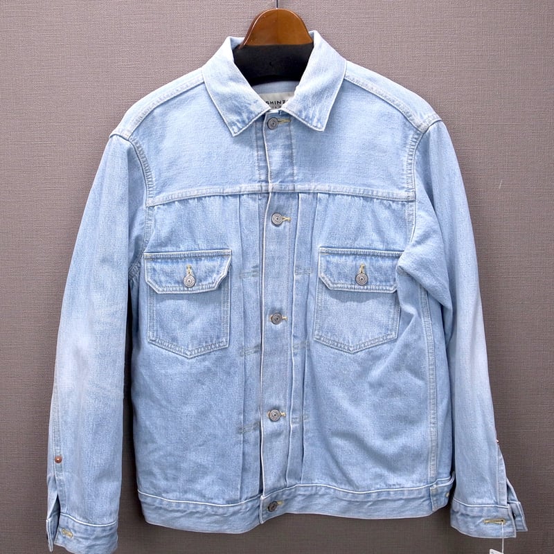 デニムジャケット ブリーチ加工 デニムジャケット メンズ ブリーチ加工