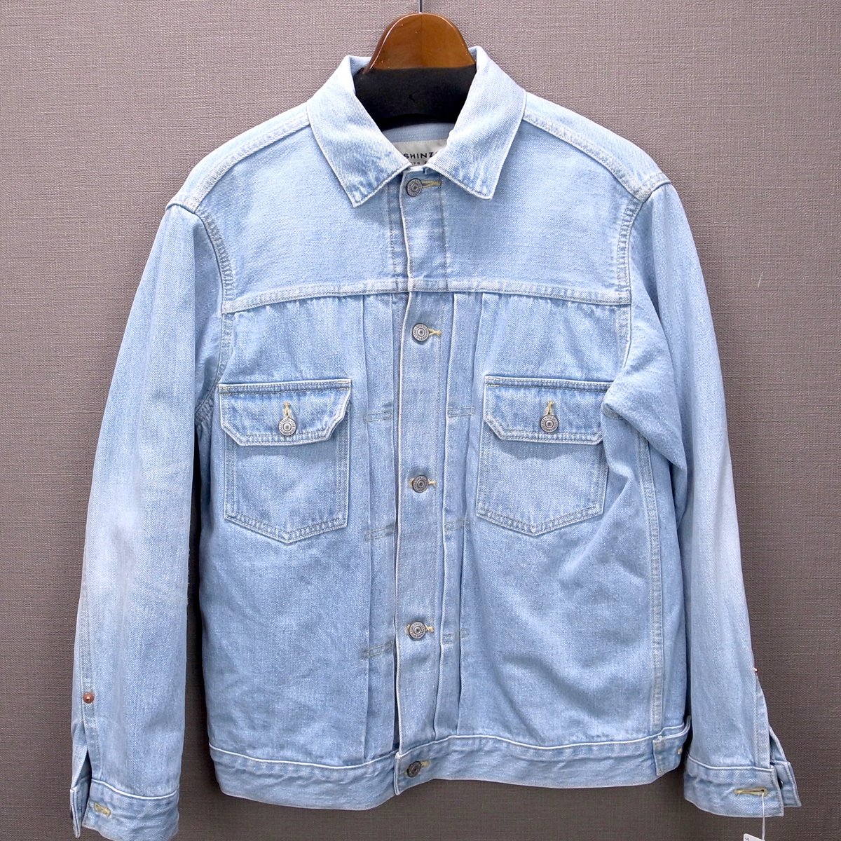 SHIN⊿ SHINZONE ブリーチ加工デニムジャケット | CABOURG