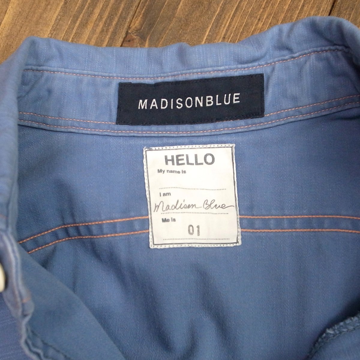 MADISON BLUE ハンプトン バックサテンシャツ | CABOURG
