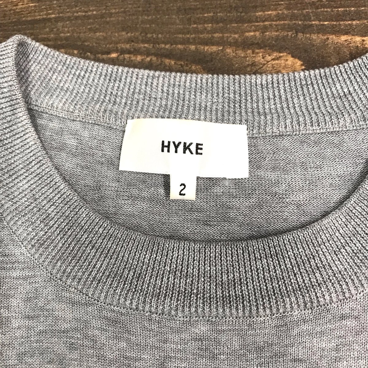 HYKE 半袖コットンニット | CABOURG