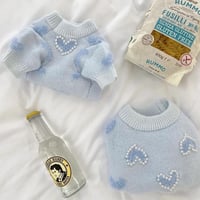 パールビジューふわふわニット