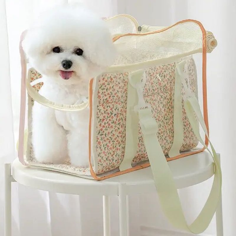 フラワーレース　犬用キャリーバッグ フラワーゼリーペットキャリーバッグ | DAISY TRUNK TOKYO