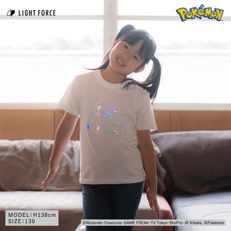 【ポケットモンスター】リフレクターTシャツ ピカチュウ