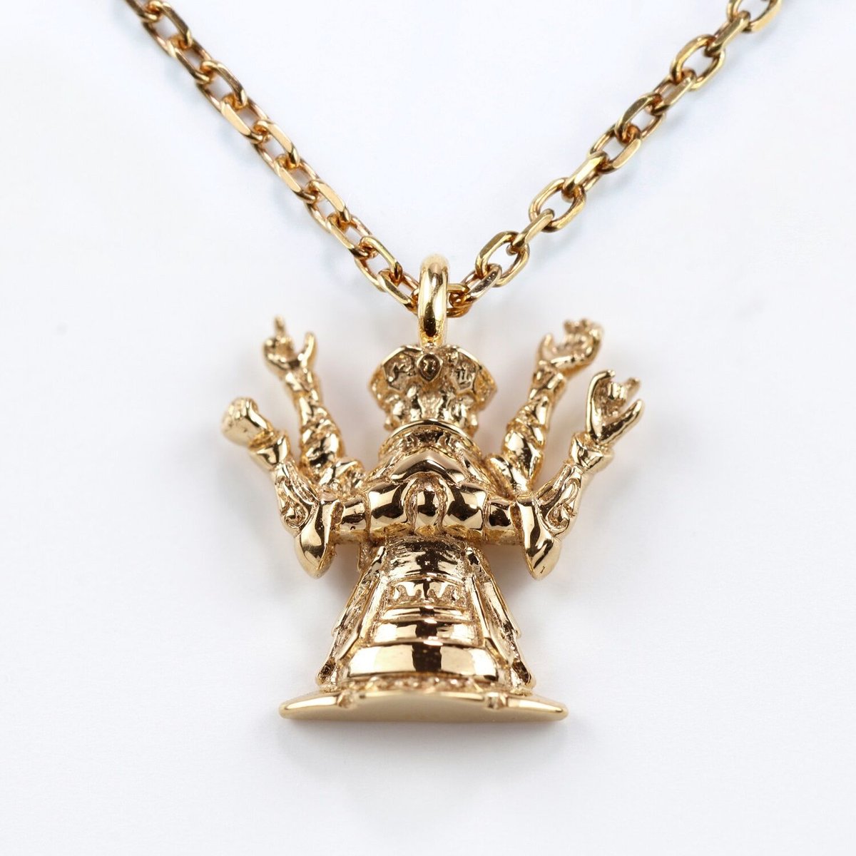 聖闘士星矢】セイントクロスネックレス ジェミニ（双子座）K18イエロー